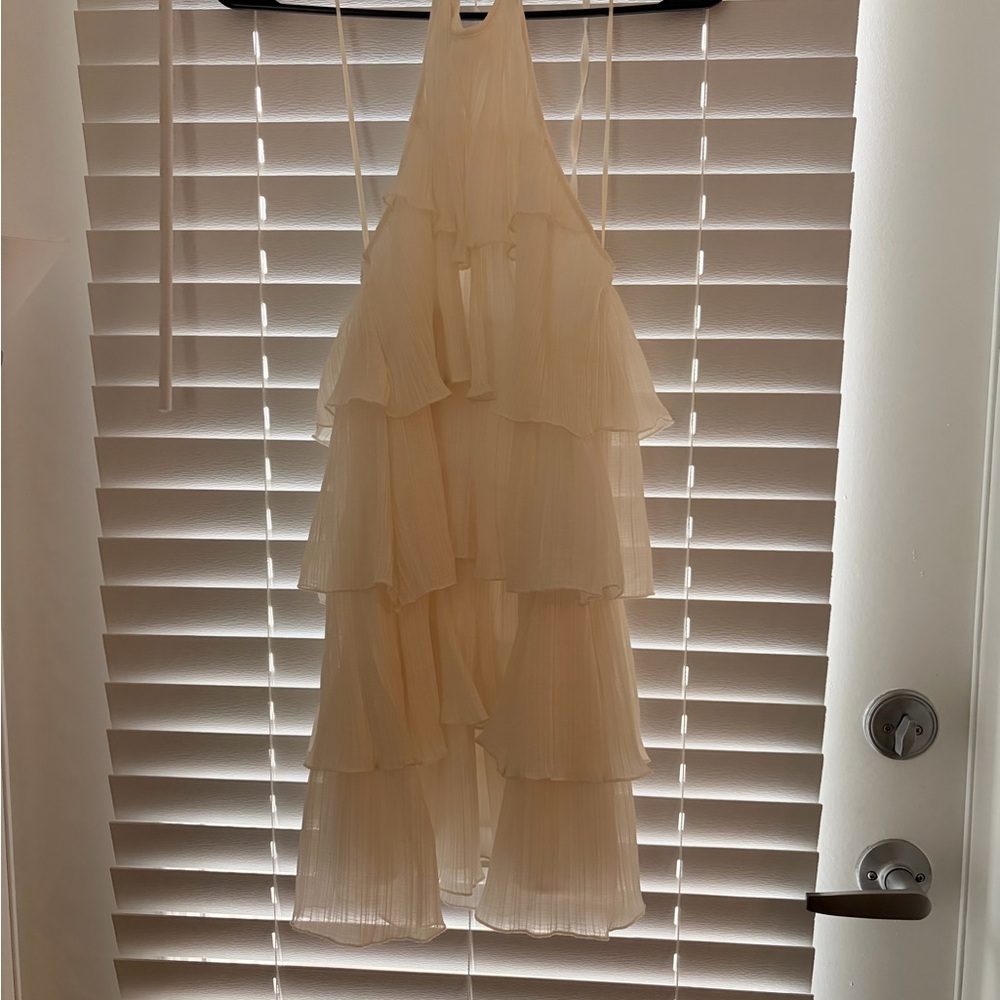 Zara Ivory Textured Fabric